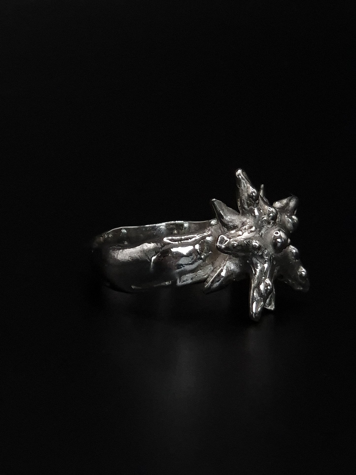 Bague étoile profonde